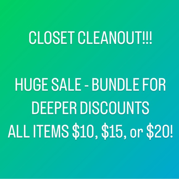 CLOSET CLEANOUT!!! - Picture 1 of 1